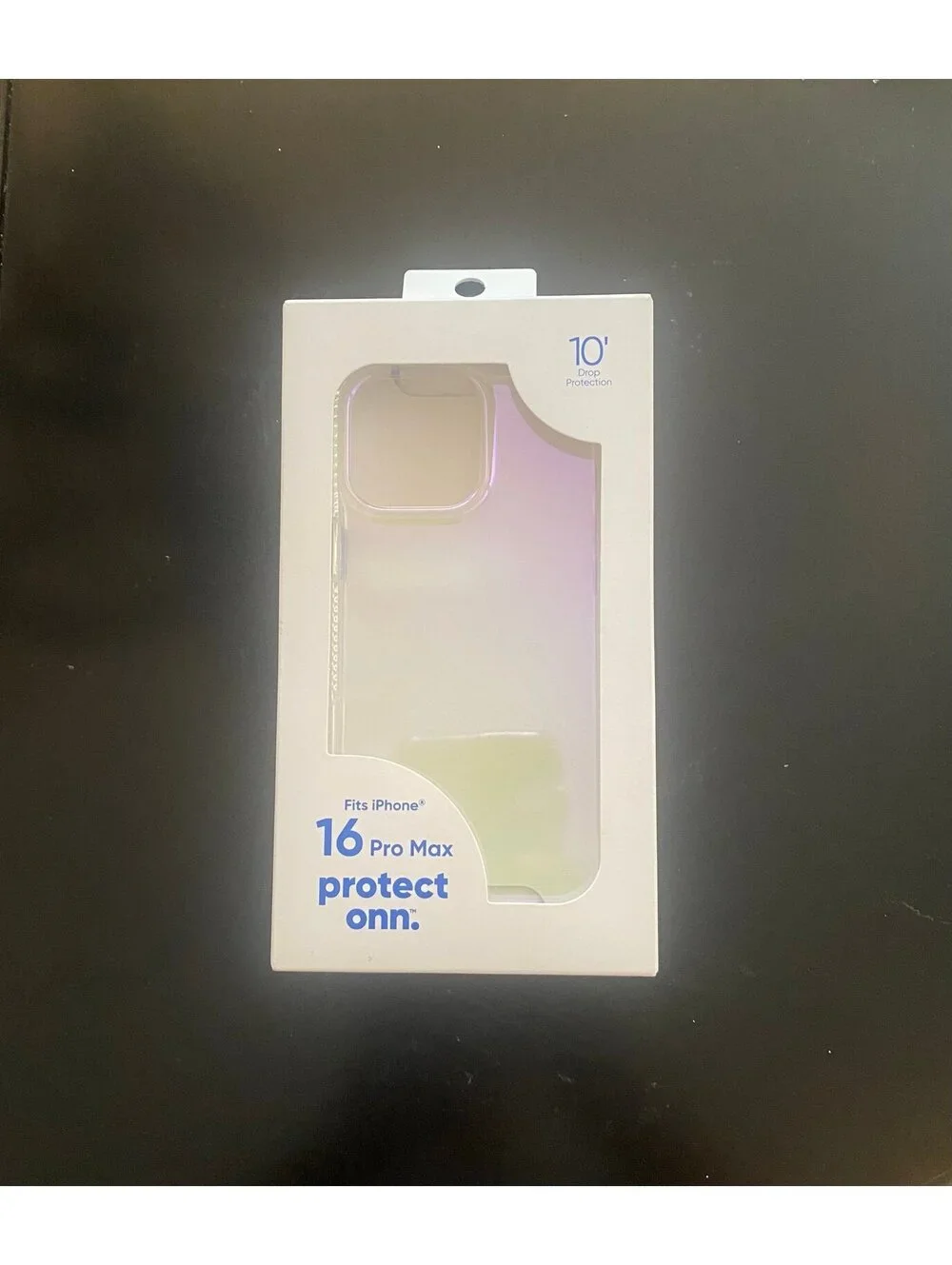 Onn Case for iPhone 16 Pro Max Iridescent